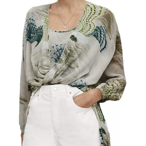 ALLSAINTS Avala Ngaru Top - size 10 -NWT - Picture 8 of 12